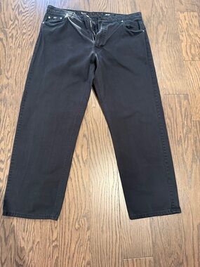 Boss Men's Relaxed Black Jeans